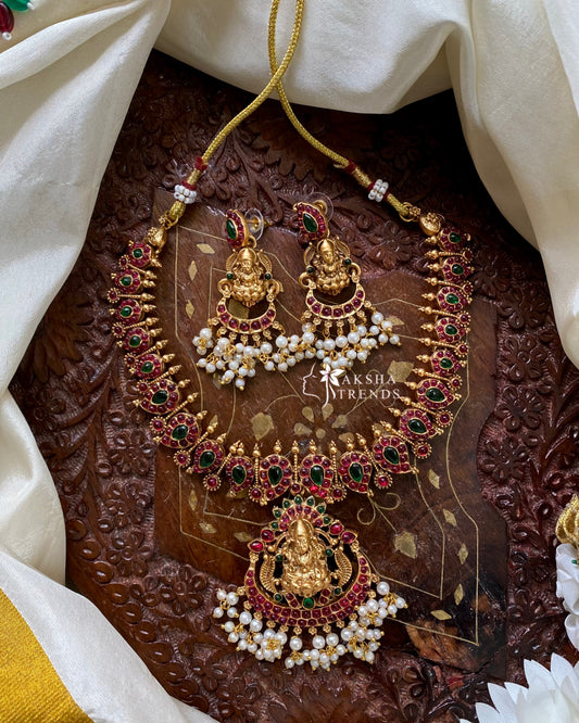 Lakshmi Kemp manga necklace -Mix Aksha Trends