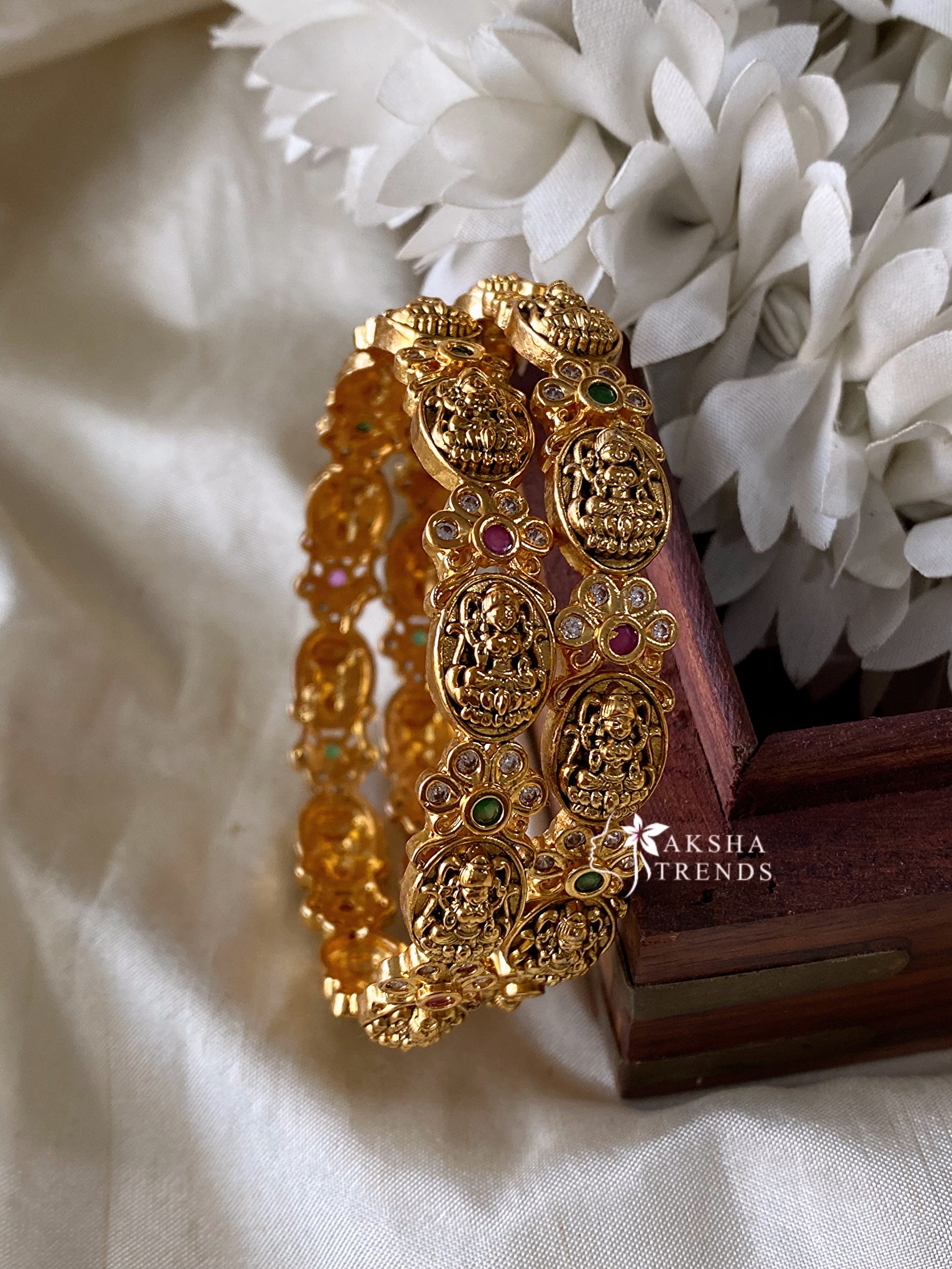 Lakshmi stone Bangles Aksha Trends