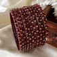 Heart Glass Bangles (12pc) Aksha Trends