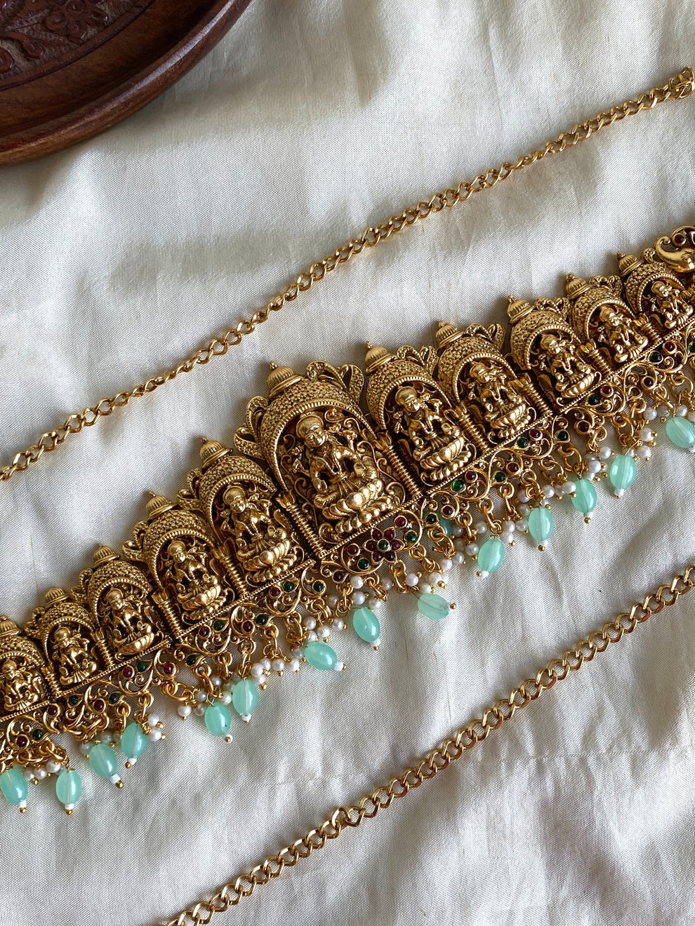 Nagas bridal Hipchain -Blue Aksha Trends 