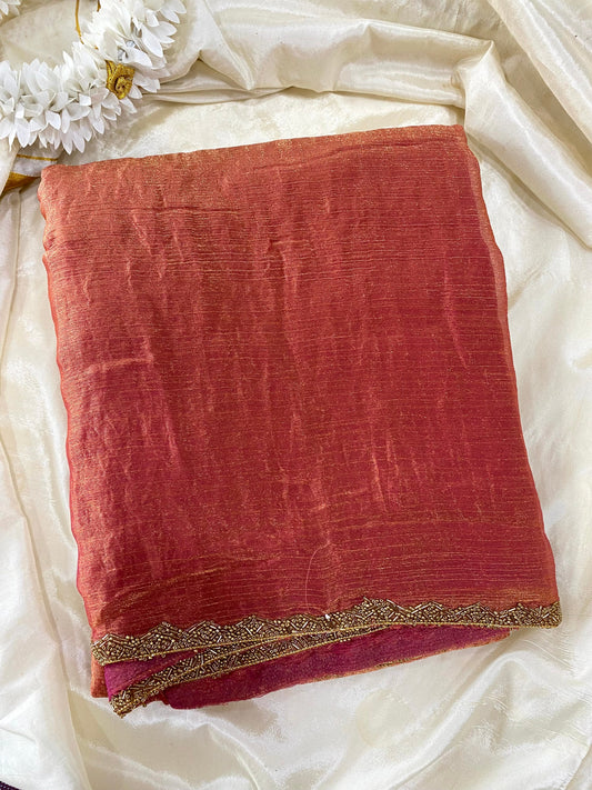 Space Silk -Orange copper Aksha Trends
