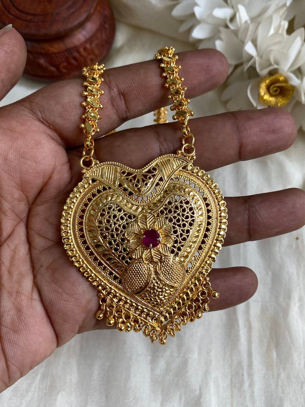 Heart Dollar chain Aksha Trends 