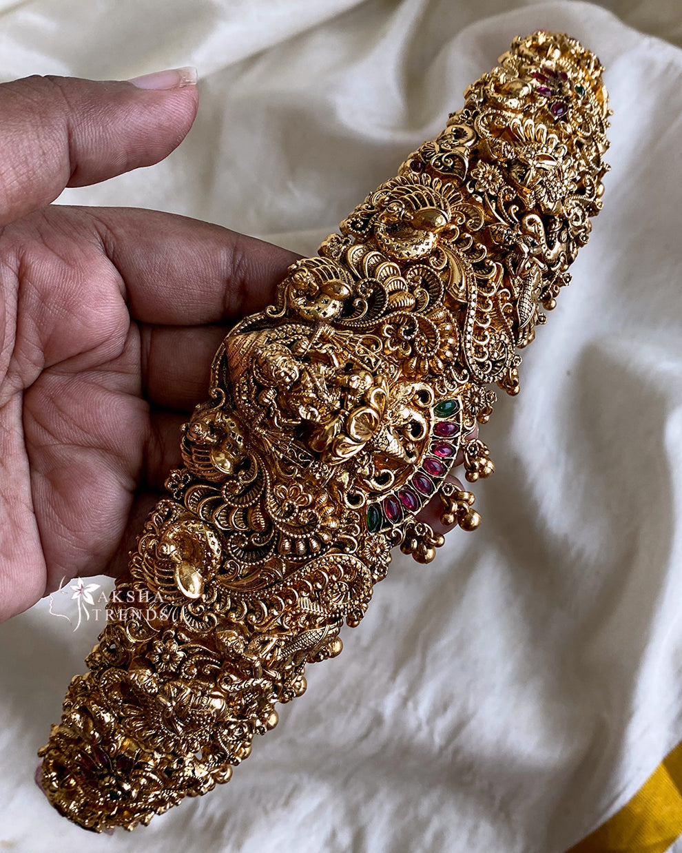 Antique bridal hipbelt -Gold Aksha Trends 