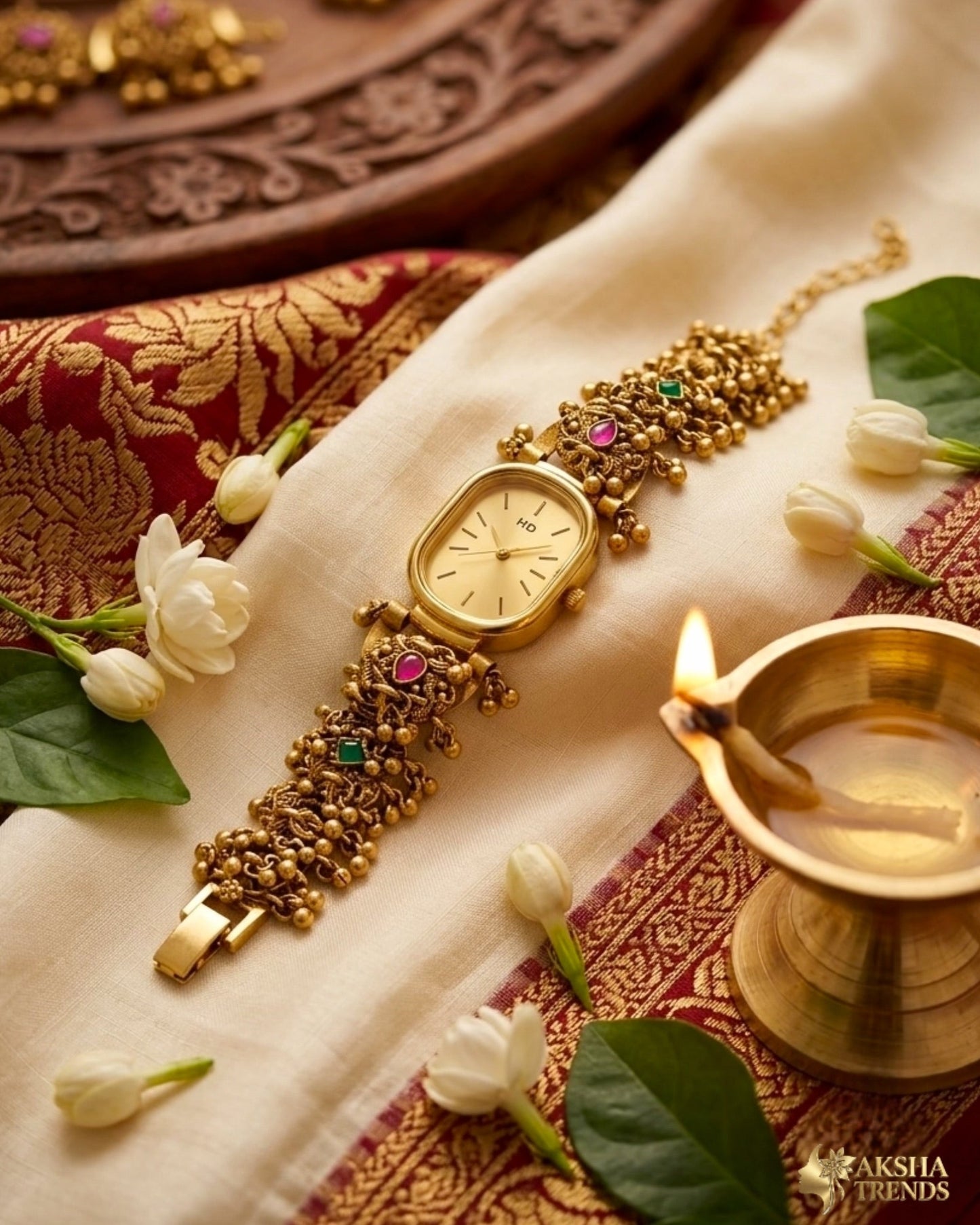 Bridal watch jewellery Aksha Trends
