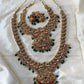 Mayura Grand bridal set -Green bead Aksha Trends