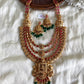 Antique 3 layer kemp Bridal haram Aksha Trends