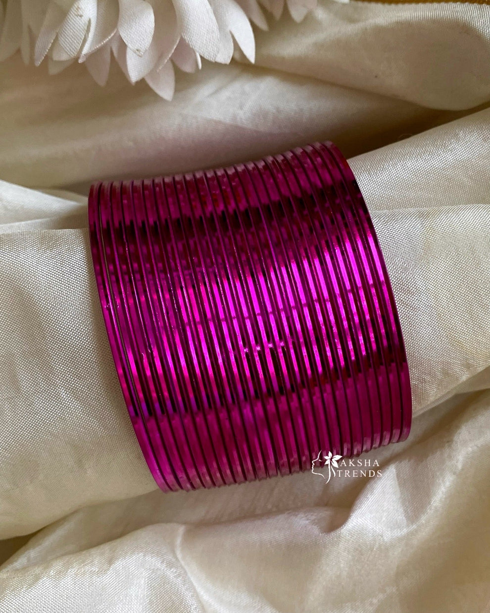 Rangoli steel Bangles (24pc) Aksha Trends 