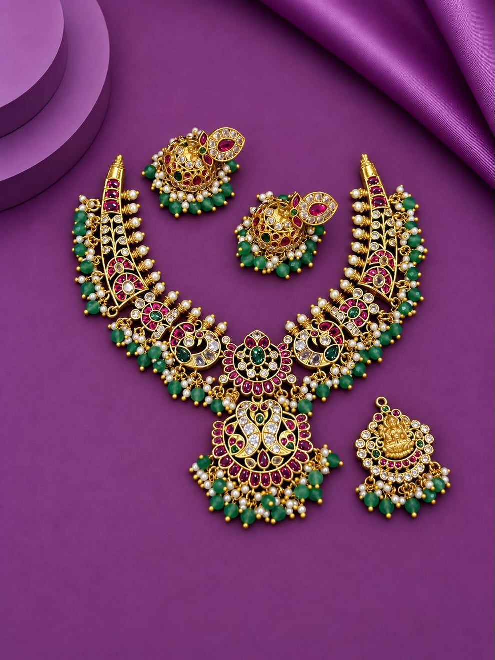 3in1 bridal kemp necklace Aksha Trends 