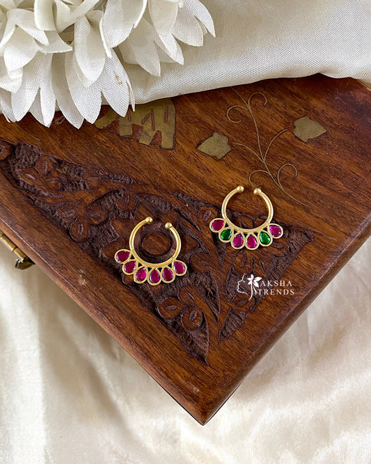 Premium kemp Nose pin Aksha Trends