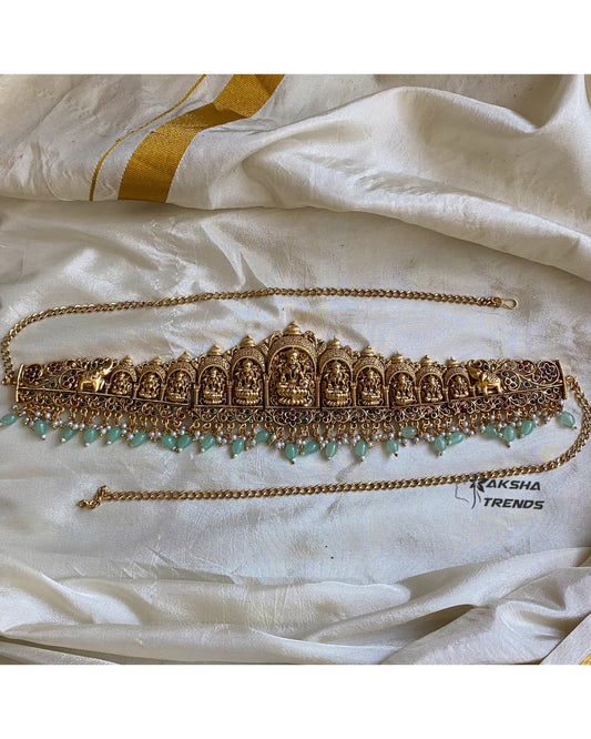 Nagas bridal Hipchain -Blue Aksha Trends