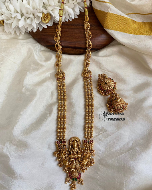 Lakshmi bead haram -Gold