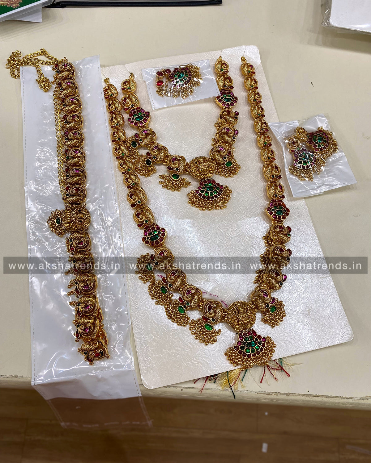 Floral kemp Lakshmi Bridal combo Aksha Trends