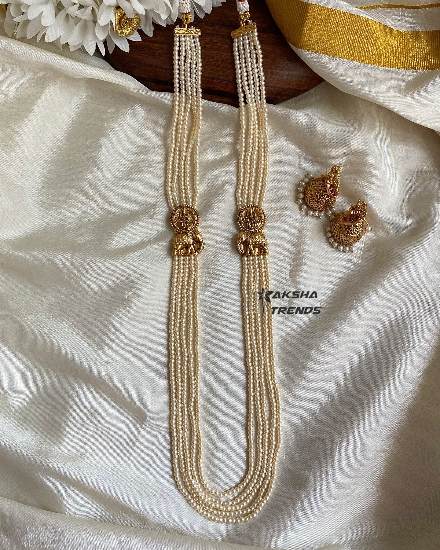 Elephant Beads haram -White