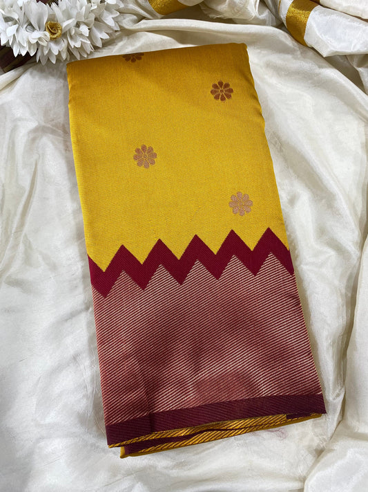 Gopuram Semi Silk saree Aksha Trends