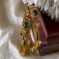 Emerald golden bangles (2pc) Aksha Trends