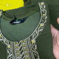 Cotton Silk Kurti Set -Green Aksha Trends