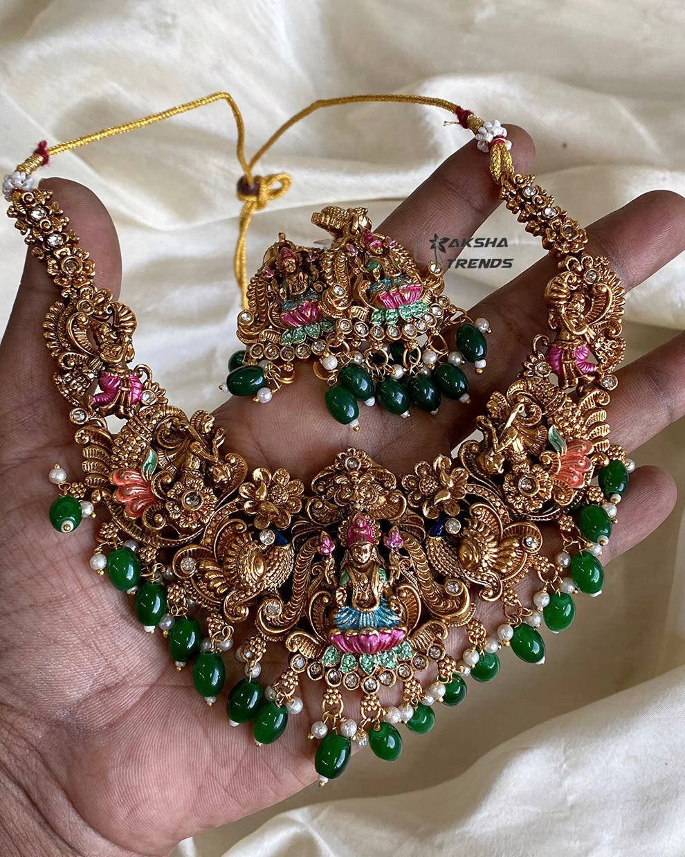 lakshmi bridal necklace Aksha Trends 