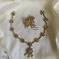Nakshatra diamond necklace with pearls Aksha Trends
