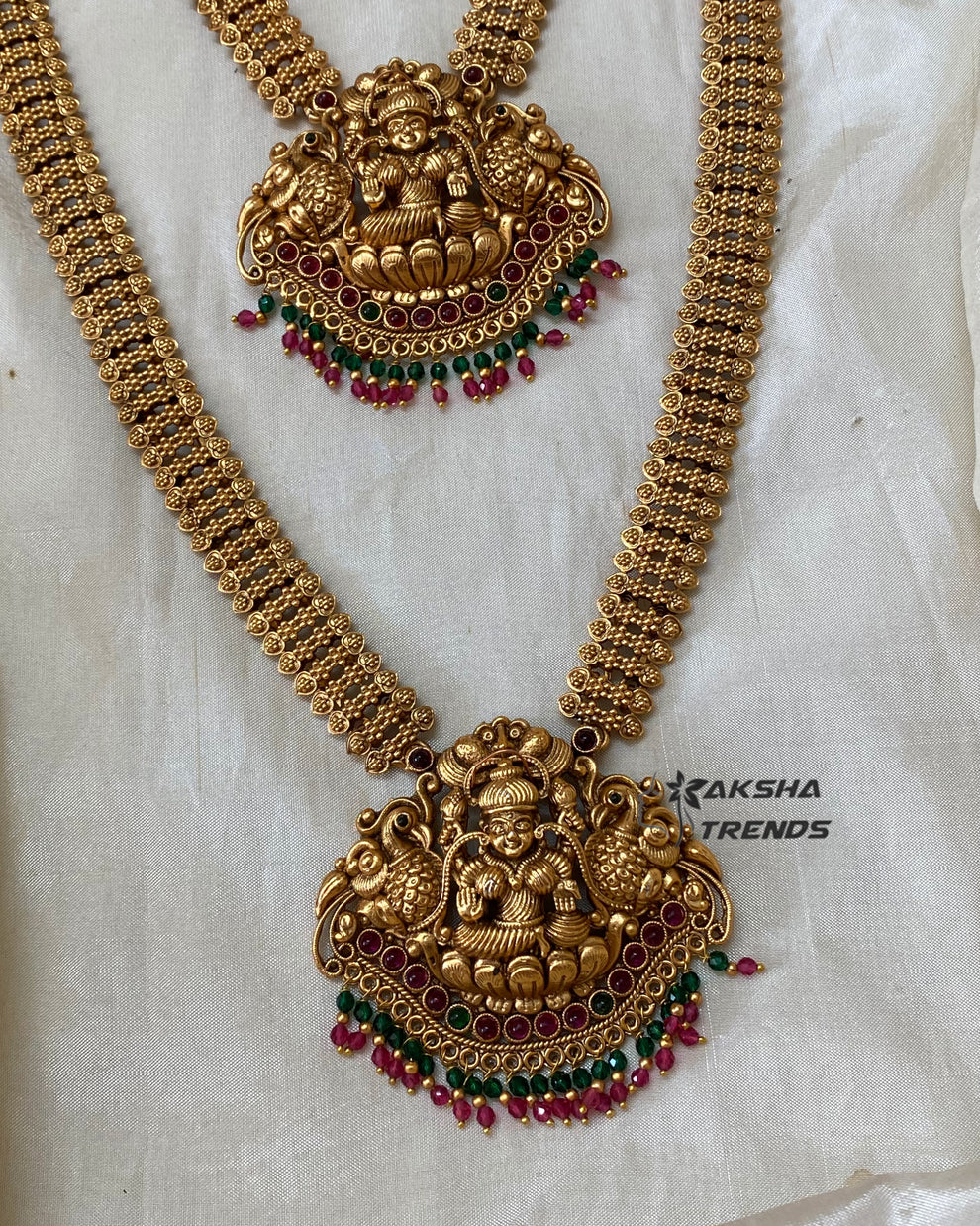 Grand Lakshmi pendant combo Aksha Trends 
