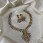 Floral diamond necklace Aksha Trends