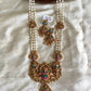 Lakshmi bead haram -pearl white Aksha Trends