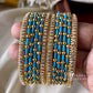 Fancy metal Bangles (12pc) Aksha Trends