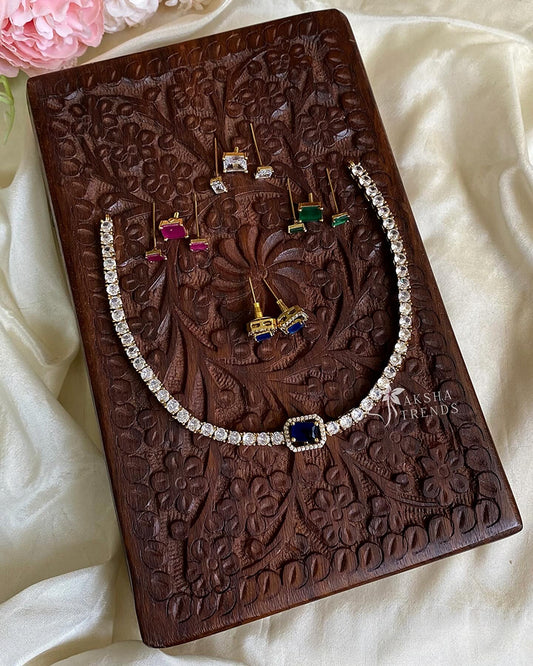 4in1 colour changeable Victoria stone necklace