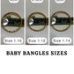 Kids bangles plain (4pc) Aksha Trends