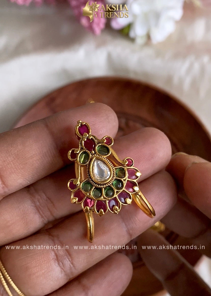 Floral kemp bridal rings Aksha Trends