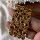 Antique bangles -Blue (4pc) Aksha Trends