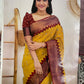 Gopuram Semi Silk saree Aksha Trends