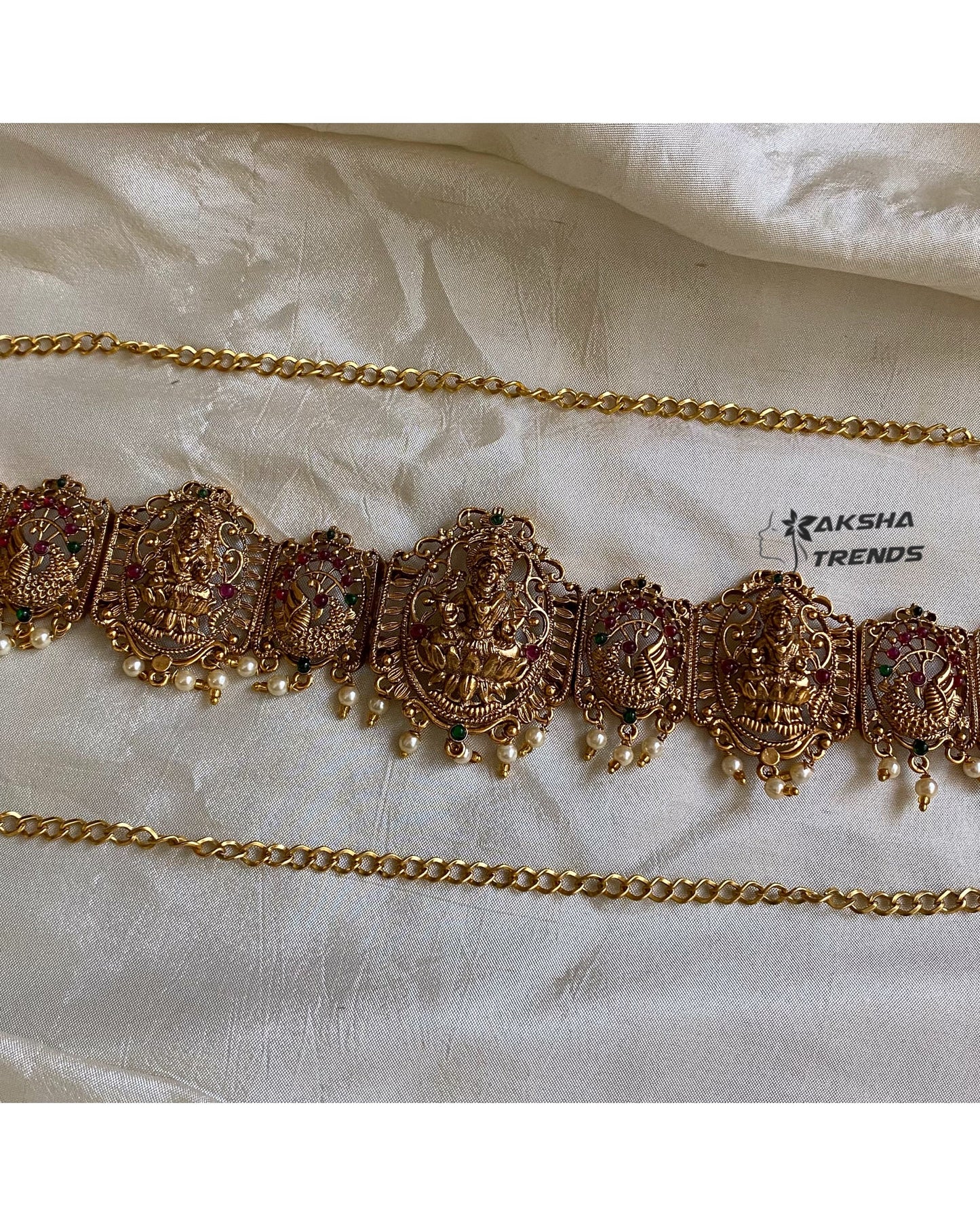 Lakshmi bridal Hipchain -pearl Aksha Trends