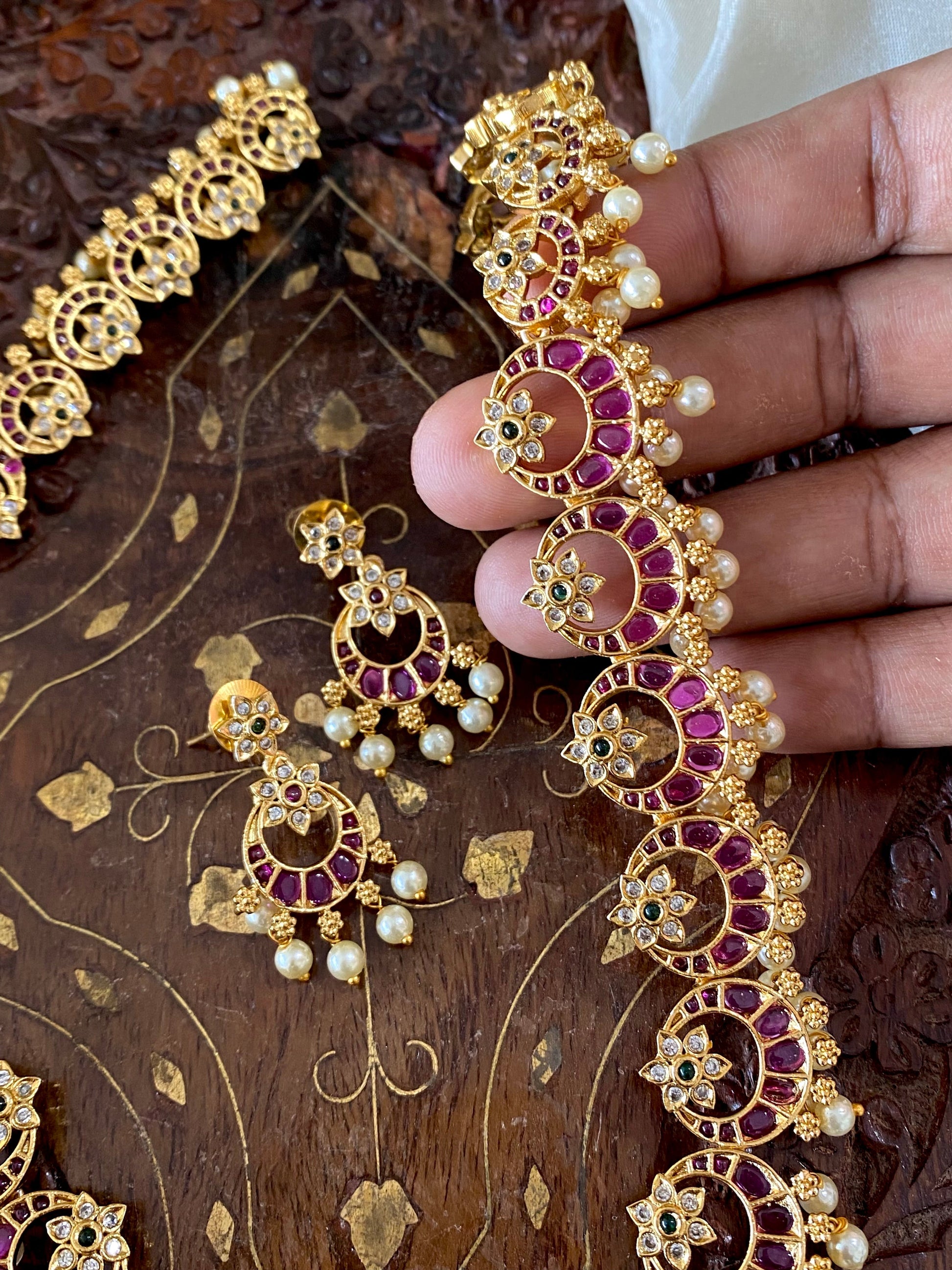Bridal lakshmi kasumalai haram Aksha Trends
