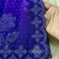 Stone work Saree -Violet Aksha Trends