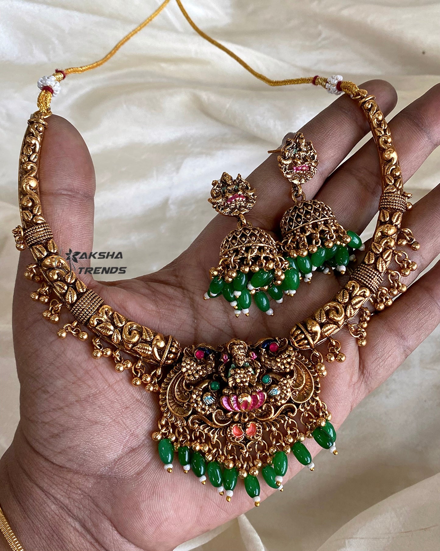 Lakshmi Nagas necklace Aksha Trends