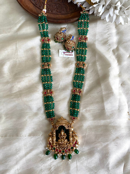 Lakshmi bead haram -Green Aksha Trends