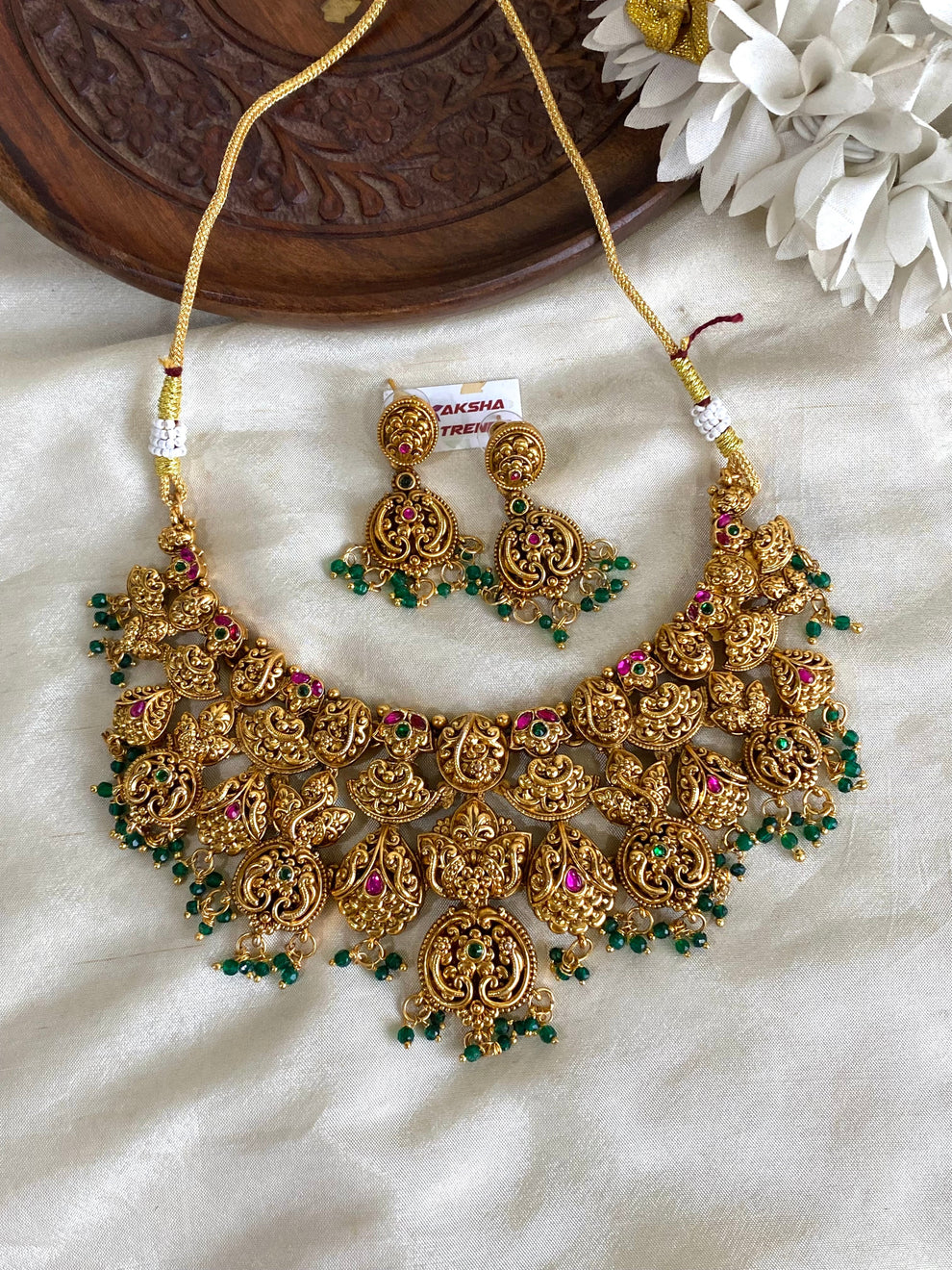 Grand bridal necklace Aksha Trends 