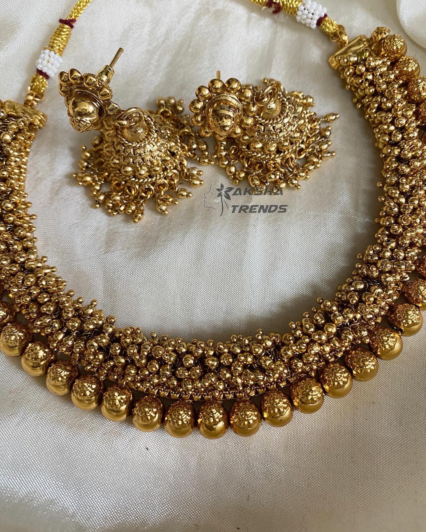 Samantha choker -Gold Aksha Trends