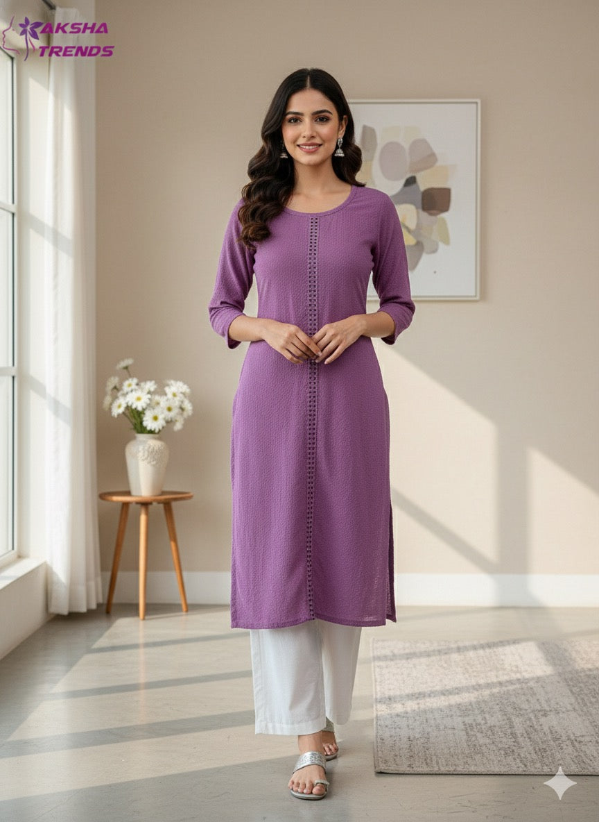 Popcorn Soft Kurti (L) Aksha Trends