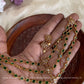 3layer kemp diamond necklace Aksha Trends