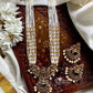 Rangoli beads haram -white Aksha Trends