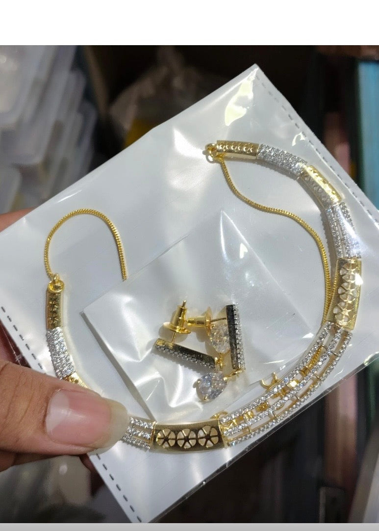 Hasli diamond necklace Aksha Trends