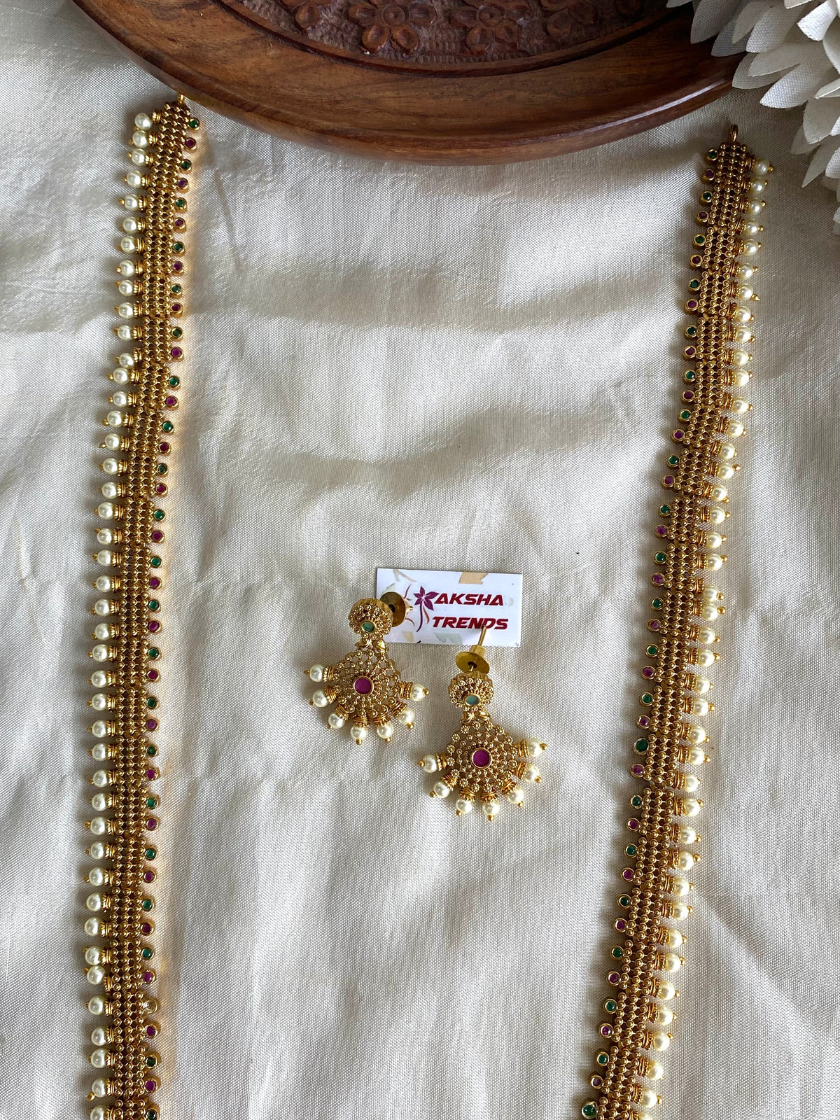 Floral pearl haram Aksha Trends