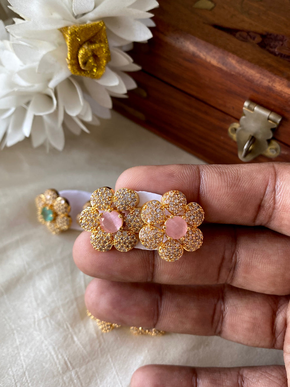 Premium stud earrings Aksha Trends 