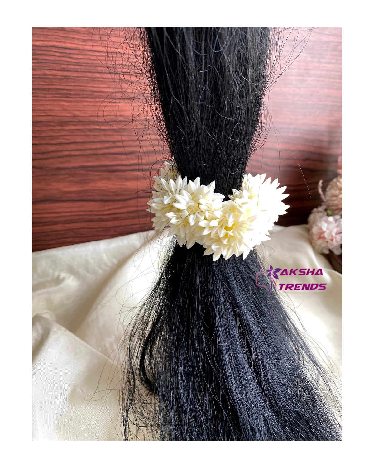 Jasmine scented crunchies (1pc) Aksha Trends