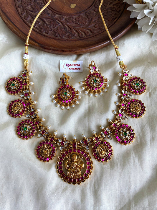 Antique kemp bridal necklace Aksha Trends