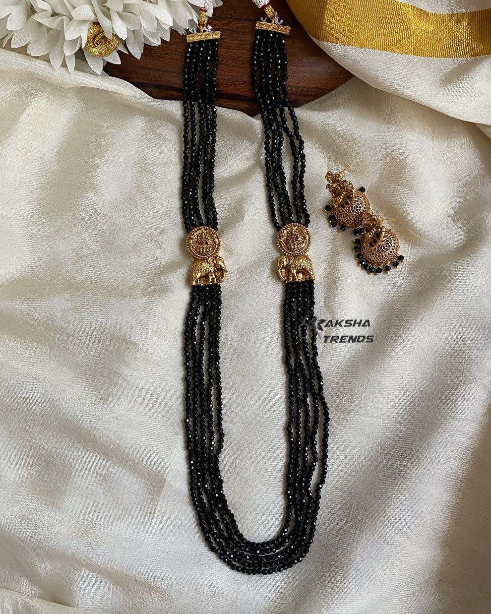 Elephant Beads haram -Pink Aksha Trends 