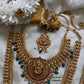 Lakshmi green bridal set Aksha Trends