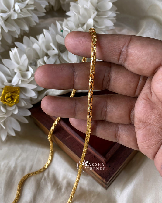 1gm gold covering chain Aksha Trends
