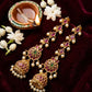 Premium kemp Jhumka with earchains Aksha Trends